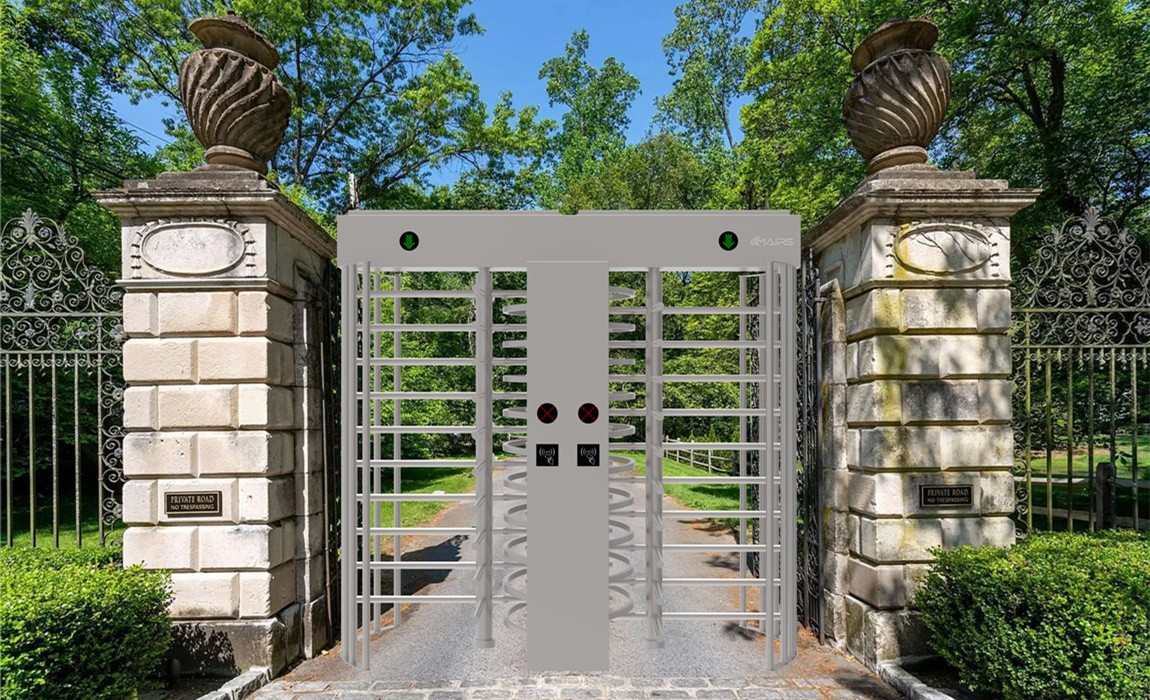 Dual Lane Full Height Turnstile 8