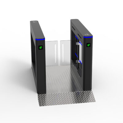 Security Gate Platform Optical Swing Turnstile Me347 Mairs Europe 2