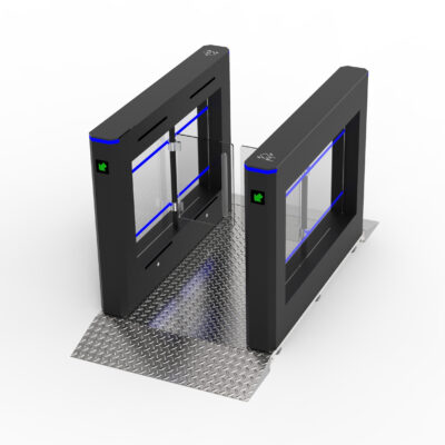 Security Gate Platform Optical Swing Turnstile Me347 Mairs Europe 3