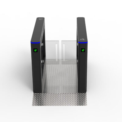 Security Gate Platform Optical Swing Turnstile Me347 Mairs Europe