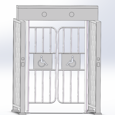 Full Height Security Gate Platform Me 431 Swing Gate 4
