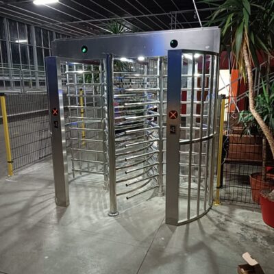 Full Height Turnstile Security Gate Saturn Mairs Europe 3