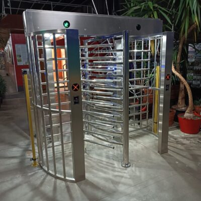 Full Height Turnstile Security Gate Saturn Mairs Europe 4