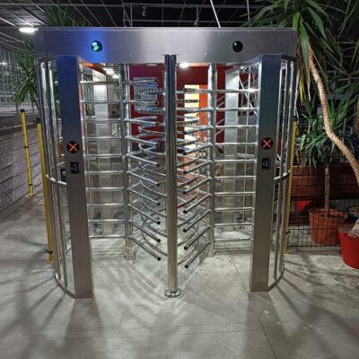 Full Height Turnstile Security Gate Saturn Mairs Europe 5
