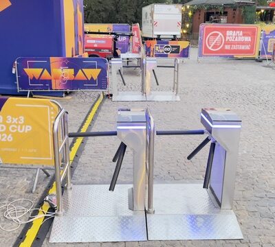 Mobile Platform Turnstile Gate Security Catpoland Wenus 3
