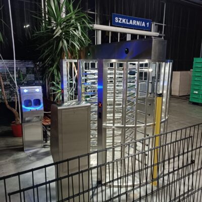 Full Height Security Gate Hand Desinfection Panthera 2